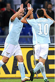 Lazio firmly on top, Inter lose ground