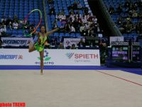 Азербайджанские гимнастки выступили на чемпионате мира по художественной гимнастике в Москве (ФОТО)