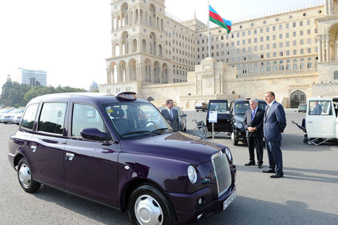 В Баку будут работать новые фиолетовые такси