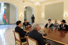 Azerbaijani President receives representatives of Jewish communities (PHOTO)