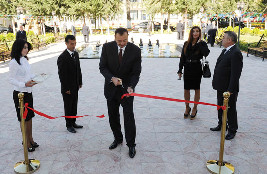 President Ilham Aliyev inaugurates Chess School in Mingachevir City (PHOTO)