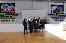 Президент Азербайджана принял участие в открытии Олимпийского Учебно-спортивного центра "Кюр" в Мингячевире (ФОТО)
