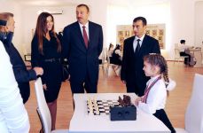 President Ilham Aliyev inaugurates Chess School in Mingachevir City (PHOTO)