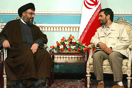 Ahmadinejad meets Hezbollah leader