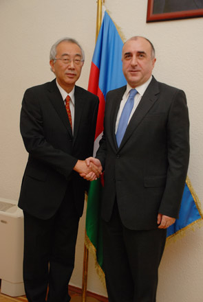 Azerbaijani FM receives newly appointed ambassadors of Poland, Palestine and Japan (UPDATE) (PHOTO)