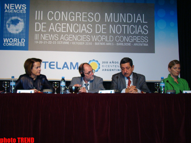 Trend attends Third World Congress of news agencies in Argentina (UPDATED) (PHOTO)