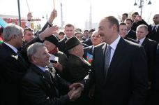Azerbaijani President: Opening monument to Azerbaijani National Leader in Astrakhan is another evidence of friendship between Russia and Azerbaijan (UPDATE)(PHOTO)