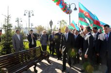 Azerbaijani President: Opening monument to Azerbaijani National Leader in Astrakhan is another evidence of friendship between Russia and Azerbaijan (UPDATE)(PHOTO)
