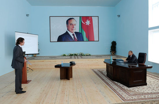 Azərbaycan Prezidenti Sabirabadda orta məktəbin açılışında iştirak edib (YENİLƏNİB) (FOTO)
