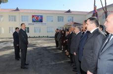Azerbaijani president attends school opening in Sabirabad region (UPDATE) (PHOTO)
