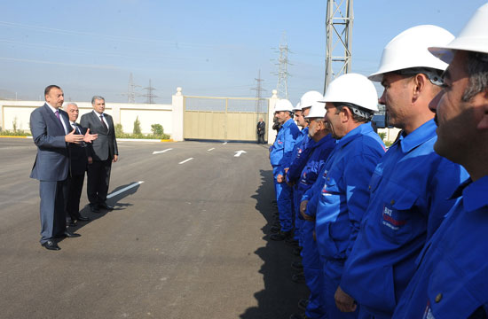 Президент Азербайджана принял участие в открытии подстанции "Ходжасан" (ДОПОЛНЕНО)(ФОТО)