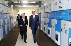 Azerbaijani President opens Khojasan substation (PHOTO)