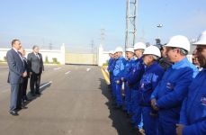 Президент Азербайджана принял участие в открытии подстанции "Ходжасан" (ДОПОЛНЕНО)(ФОТО)