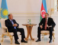 Leaders of Azerbaijan and Kazakhstan meet in Baku (PHOTO)