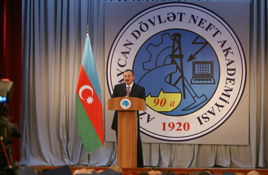 Azerbaijani president attends Azerbaijani State Oil Academy's anniversary (UPDATE) (PHOTO)