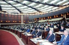 Azərbaycan Prezidenti dördüncü çağırış Milli Məclisin ilk iclasında iştirak edib (FOTO)