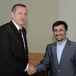 Ahmadinejad, Erdogan discuss Lebanon