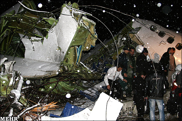 Complete list of people on board Boeing-727 crashed in Iran announced (UPDATE)