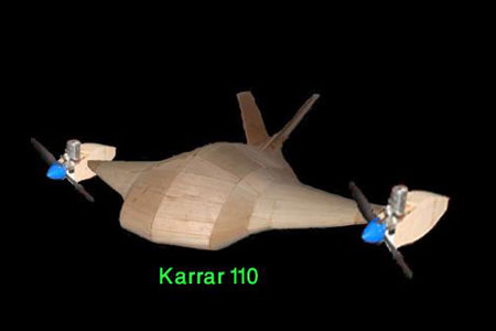 Iran produces VTOL drones called Karrar 110