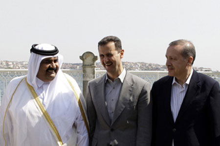 Turkish, Syrian and Qatari leaders call for solution to government crisis in Lebanon