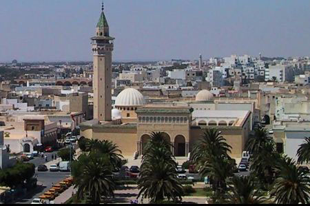 Tunisians hold congregational prayers