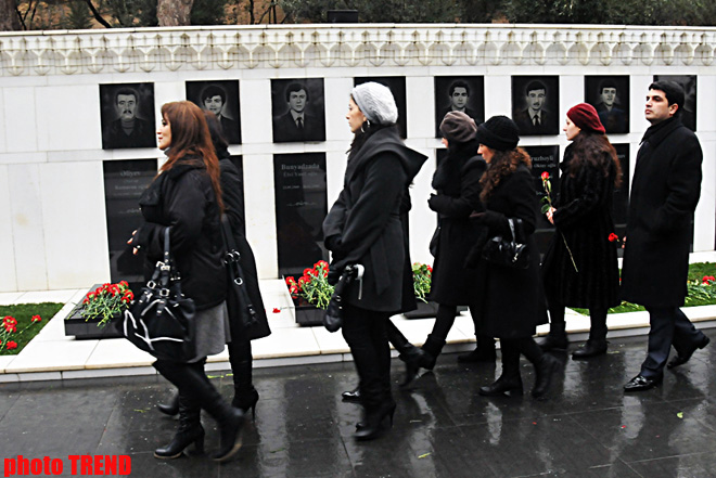 Azerbaijan commemorates 21st anniversary of 20 January tragedy (PHOTOS)