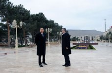 President Ilham Aliyev opens Heydar Aliyev Park, Heydar Aliyev Center and "Jirtdan" entertainment center (PHOTOS)