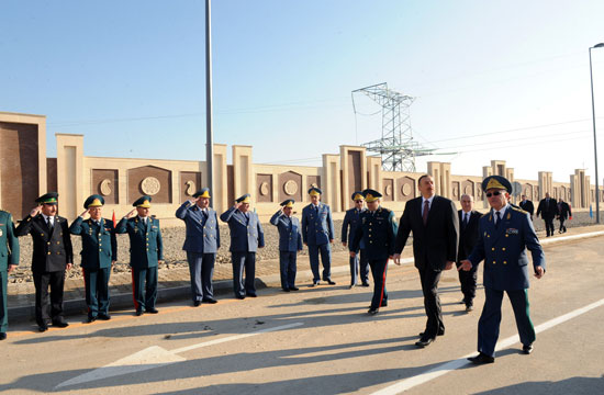 Президент Ильхам Алиев принял участие в открытии пограничного таможенного пункта Сыныгкерпю в Газахском районе (ФОТО)