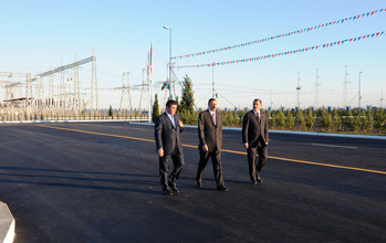 Президент Азербайджана принял участие в открытии подстанции "Самух" (ФОТО)