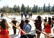 Azerbaijani President opens park in Tovuz region (PHOTO)