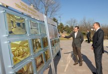 Azerbaijani President opens park in Tovuz region (PHOTO)