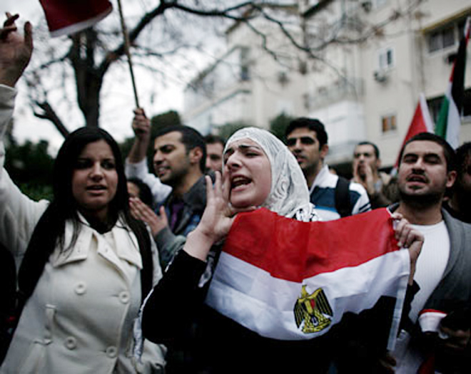 Egyptians rally to push for faster reforms, democratic transition