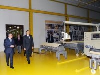 Azərbaycan Prezidenti AZMDF zavodunun və mebel fabrikinin açılışında iştirak edib (FOTO)