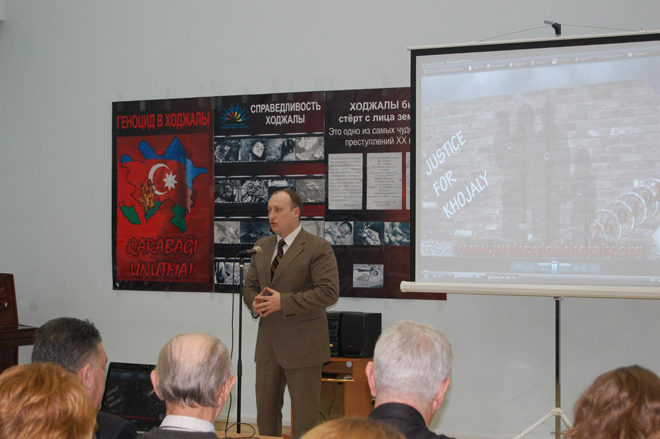 Xocalı soyqırımının ildönümü Dnepropetrovsk şəhərində qeyd olunub (FOTO)