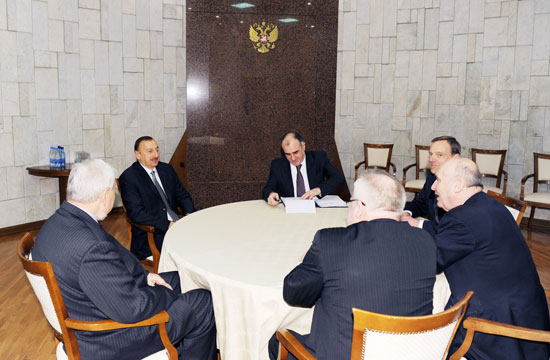 Azerbaijani President meets OSCE Minsk Group co-chairs