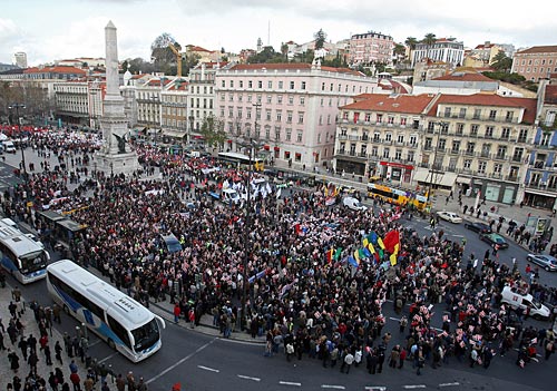 Thousands protest in Portugal over country's cost of living crisis