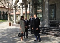 Azərbaycan Prezidenti İlham Əliyev və xanımı Mehriban Əliyeva Bakıda Zabitlər parkının açılış mərasimində iştirak ediblər (FOTO)
