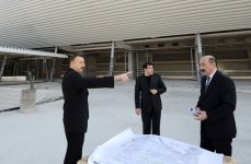 Президент Ильхам Алиев ознакомился с ходом строительства нового здания Государственного музея азербайджанского ковра и народно-прикладного искусства (ФОТО)