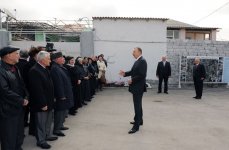 Azerbaijan's President examines work done in districts of Baku (PHOTO)