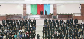 President Ilham Aliyev and his spouse Mehriban Aliyeva watch Challenge Cup final in Baku (PHOTO)