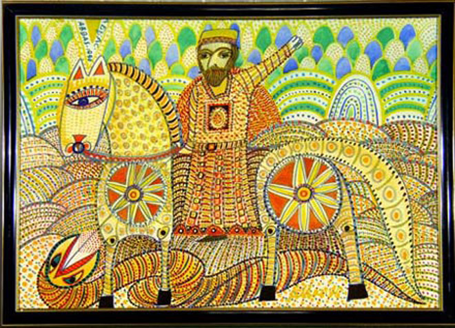В Москве состоится выставка Аббаса Кязимова, который разработал уникальный "ковровый стиль" живописи