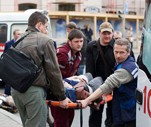 Minsk metrosunda partlayış zamanı yaralanan azərbaycanlının vəziyyəti normaldır