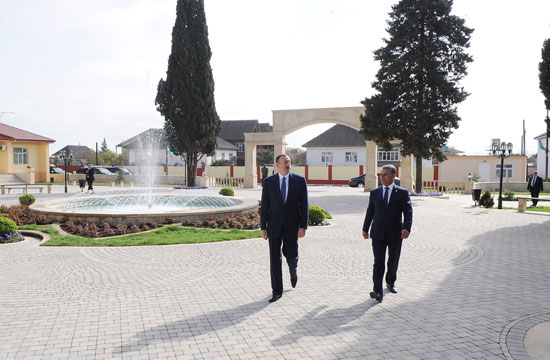 Azerbaijani president arrives in Astara (PHOTO)