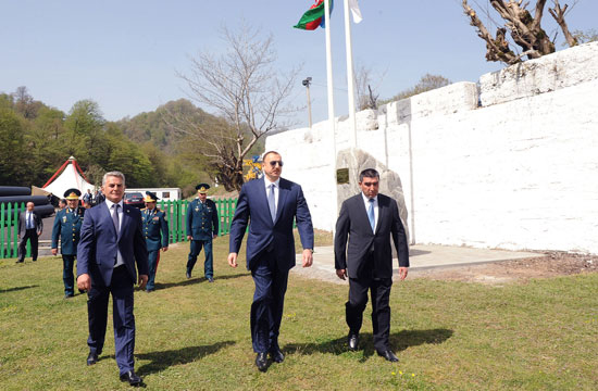 Ильхам Алиев принял участие в церемонии закладки малой гидроэлектростанции "Астара-1" (ФОТО)