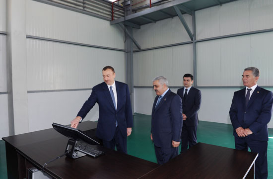 Azərbaycan Prezidenti Astara qaz-kompressor stansiyasının açılışında iştirak edib (FOTO)