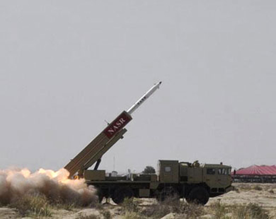 Pakistan test-fires nuclear-capable cruise missile