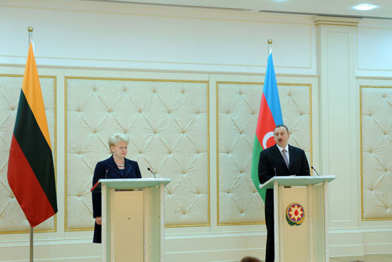 Azerbaijani President: Lithuania always supported Azerbaijan`s policy of European integration  (PHOTO)