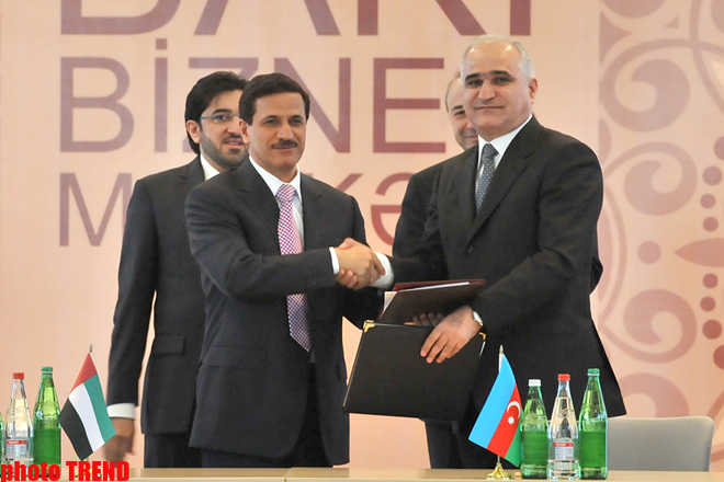 Азербайджан и ОАЭ подписали протокол по итогам третьего заседания межправкомиссии (ФОТО)