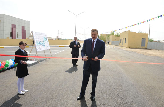 Azerbaijani President inaugurates Saatli-Musali-Marzali motor road (PHOTOS)