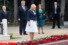 Latvian First Lady is on visit to Azerbaijan (PHOTO)